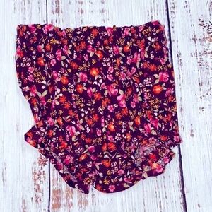 Old Navy floral bloomer shorts size 0-3 months